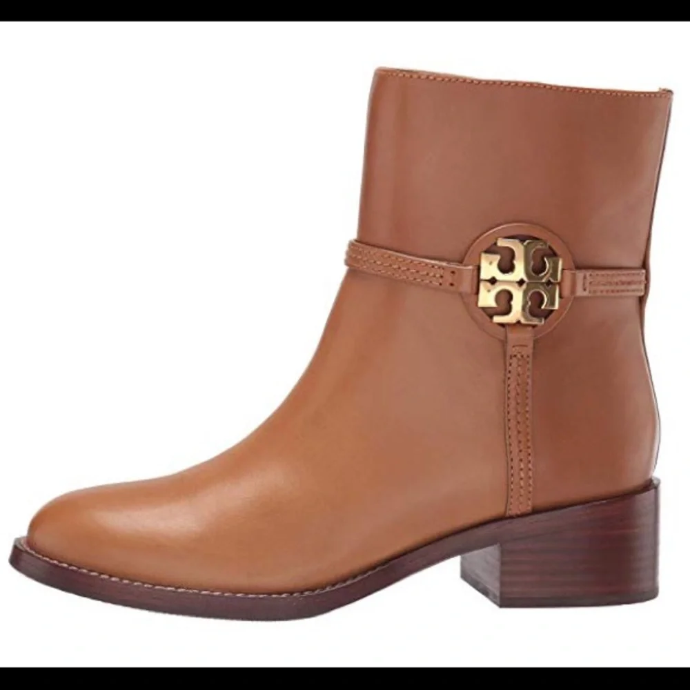 Tory Burch Miller bootie size 6 dark tiramisu NEW - Picture 3 of 8